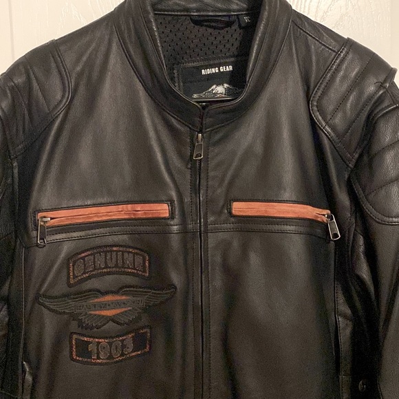 EUC Mens Harley Davidson Leather Jacket - Picture 2 of 12
